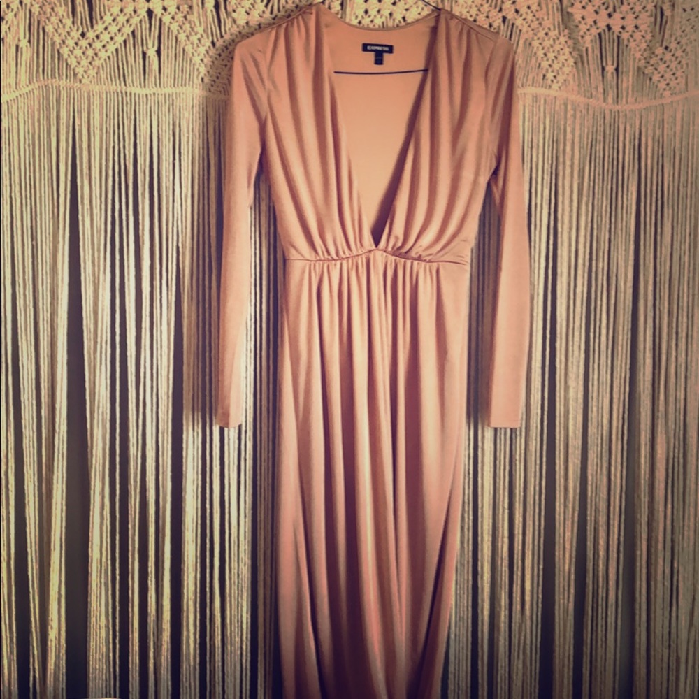 Express plunge dress small